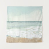 Strandfarbe Wandteppich (Vorderseite)