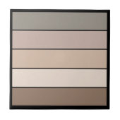 Strandfarben auf Aquarellpapier Fliese (Vorderseite)