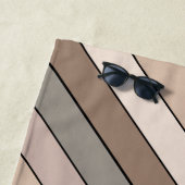 Strandfarben auf Aquarellpapier Strandtuch (Beispiel)