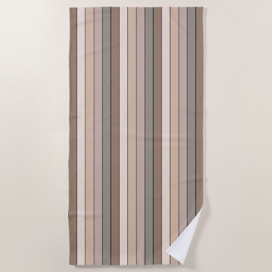 Strandfarben auf Aquarellpapier Strandtuch (Vorderseite)