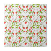 Strandfarben Blossom Muster Fliese (Vorderseite)