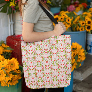 Strandfarben Blossom Muster Tasche