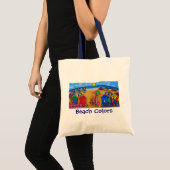 Strandfarben von Lisa Lorenz Tragetasche (Vorderseite (Produkt))