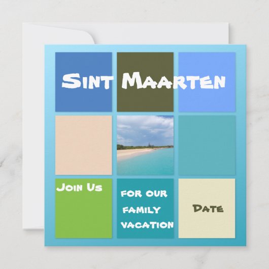 Strandfarben von St. Maarten (Vorderseite)