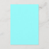 Strandfarbene Starfish-Sicherheitsmaßnahmen Begleitkarte (Rückseite)