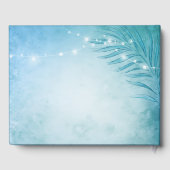 Strandfarbener Starfish Ozean Hochzeit am Strand Gästebuch (Rückseite)