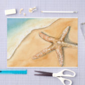 Strandfarbener Starfish Seidenpapier (Handwerk)