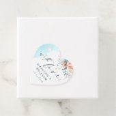 Strandfarbenhochzeit Geschenkanhänger (Beispiel)