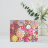 Strandfarbtasten Postkarte (Stehend Vorderseite)