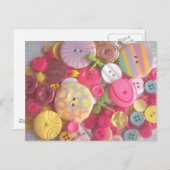 Strandfarbtasten Postkarte (Vorne/Hinten)