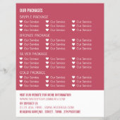 Strandfeier, Hochzeitsveranstaltung - Werbung Flyer (Hinten)