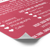 Strandfeier, Hochzeitsveranstaltung - Werbung Poster (Ecke)