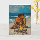 Strandfeuer Intimität Karte (Gelbe Blume)
