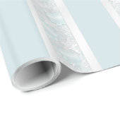 Strandfisch und Seashells Beach Wedding Geschenkwr Geschenkpapier (Rolleneckpunkt)