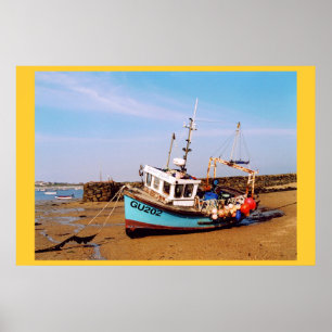 STRANDFISCHEREI IN GUERNSEY POSTER