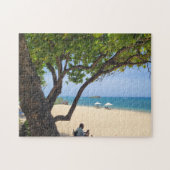Strandflucht: Ein Rätsel des Friedens Puzzle (Horizontal)
