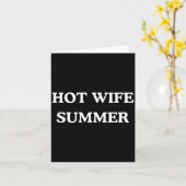 Strandfrau Sommer Retro Karte (Gelbe Blume)
