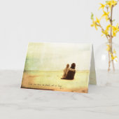 Strandfreunde Karte (Gelbe Blume)