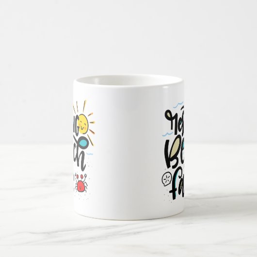 Strandfrische Kaffeetasse (Mittel)