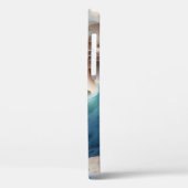 Strandfront Ocean Waves Landschaft 1 Case-Mate iPhone Hülle (Rückseite / Links)