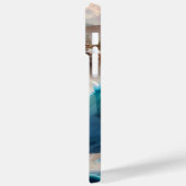 Strandfront Ocean Waves Landschaft 1 Case-Mate iPhone Hülle (Rückseite / Links)
