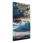 Strandfront Ocean Waves Landschaft 1 Mini Klemmbrett (Schrägansicht)