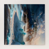 Strandfront Ocean Waves Landschaft 1 Puzzle (Horizontal)