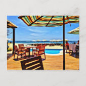 Strandfront Postkarte (Vorderseite)