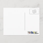 Strandfrühstück - breit postkarte (Rückseite)