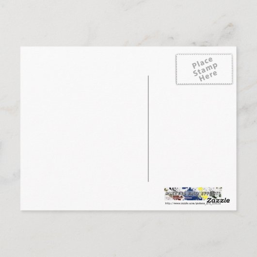 Strandfrühstück - breit postkarte (Rückseite)