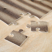 Strandfußabdrücke in Sand Puzzle (Seite)