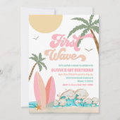 Strandgeburtstagseinladung Einladung (Vorderseite)