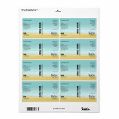 Strandgepflegtes Dropper Flasche Serumschilder (Vorne)