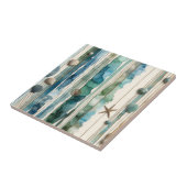 Strandgestaltung, Alkoholtupfer Kunst Fliese (Seite)