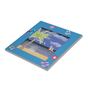 Strandgezeichnete Tile Fliese