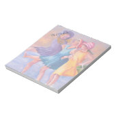 STRANDGIRLFRIENS KUNSTBARE NOTENPAD NOTIZBLOCK (Rotiert)