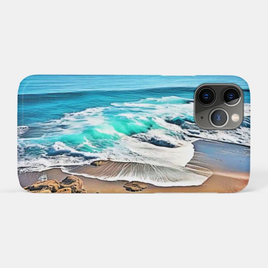 Strandglück: Ozeanblick Case-Mate iPhone Hülle (Rückseite (Horizontal))