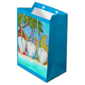 STRANDGNOMEN MITTLERE GESCHENKTÜTE (Rückseite Schrägansicht)