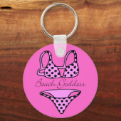 Strandgöttin Schlüsselanhänger (Vorderseite)