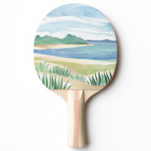 Strandgrasbucht | Wasserfarbe Ozean Küstenmeer