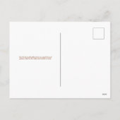 Strandgrundstück Feiertagspostkarte (Rückseite)