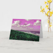 Strandgrußkarte schöne Arbeit Karte (Gelbe Blume)