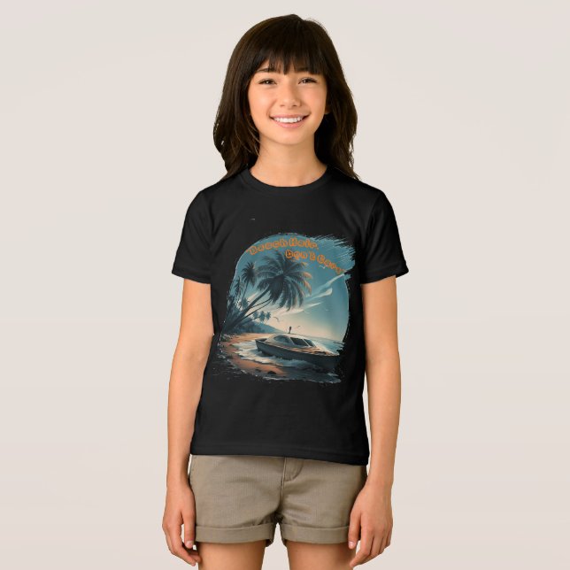 STRANDHAAR, SORGE NICHT! Tri-Blend SHIRT (Vorderseite Voll)