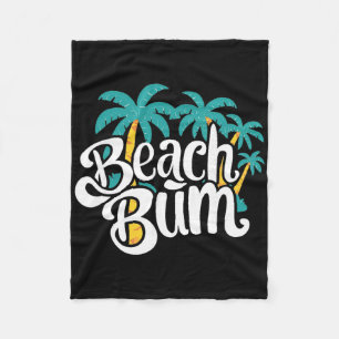 Strandhai Sommer Sandige Ozean Vibes Und Wellen Su Fleecedecke