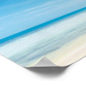 Strandhammackpalmenposter Poster (Ecke)