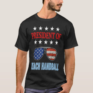 Strandhandball-Accessoires USA-Flagge Strand-Spruc T-Shirt