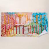 Strandhandtuch farbenfroh Sunbury (Vorderseite)