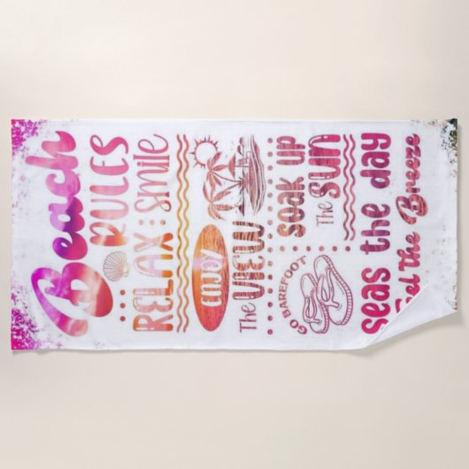 Strandhandtuch - Funny & Practice (Vorderseite)