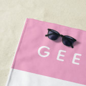 Strandhandtuch GEEKLEY (Beispiel)