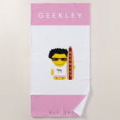 Strandhandtuch GEEKLEY (Vorderseite)